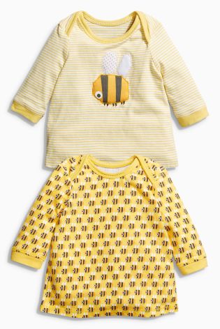 Long Sleeve T-Shirts Two Pack (0mths-2yrs)